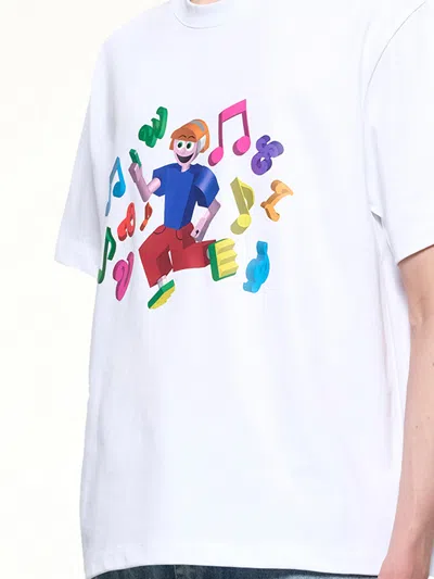 Vowels 3d T-shirt In Multi