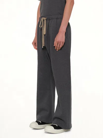 Essentials Elasticated Drawstring Trousers In Gray