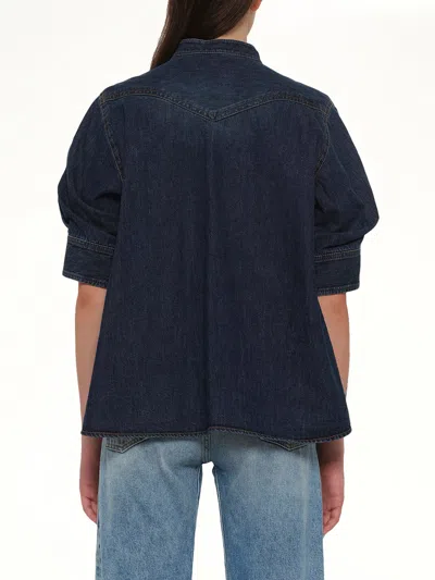 Sacai Denim X Knit Pullover In Black