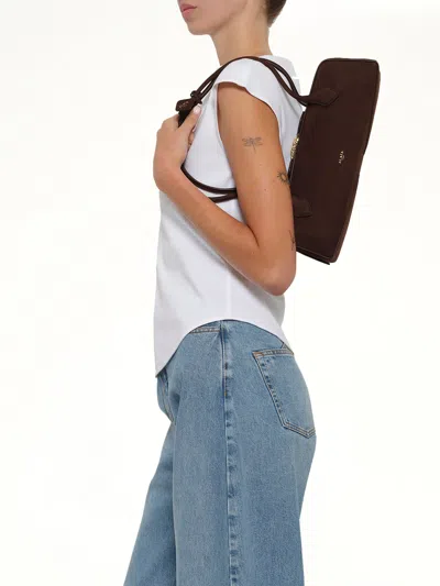 Alaïa Le Teckel Medium Bag In Brown