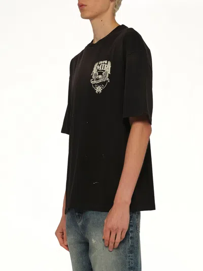 Amiri Eagle Printed Oversized T-shirt In Black