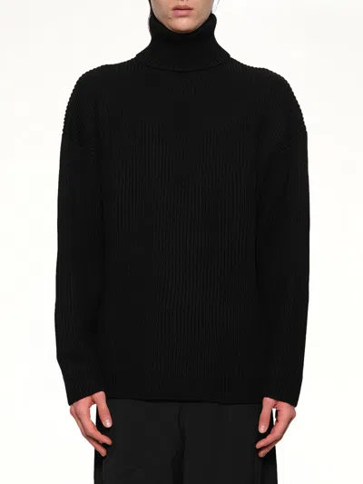 Entire Studios Chunky Turtleneck In Black
