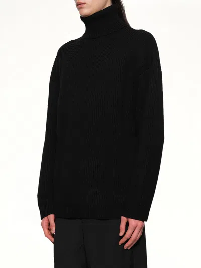 Entire Studios Chunky Turtleneck In Black