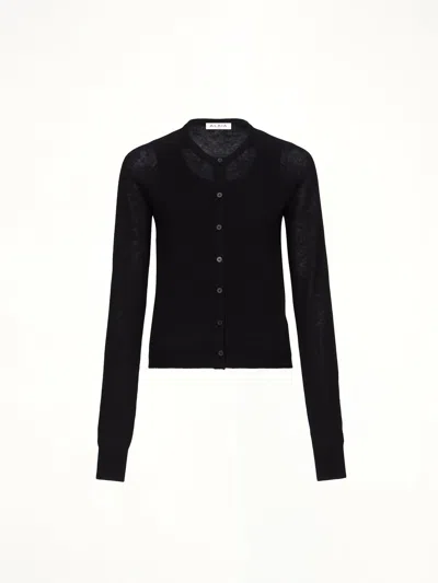 Alaïa Layer Cardigan In Black