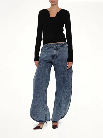 Alaïa Layer Cardigan In Black