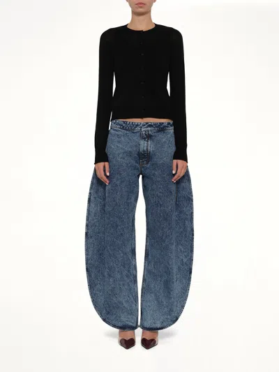 Alaïa Layer Cardigan In Black