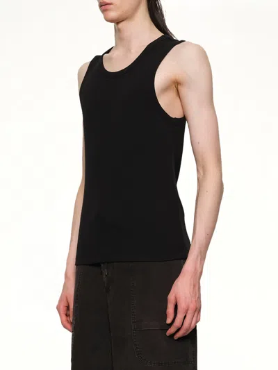 Entire Studios Sleveeless T-shirt In Black