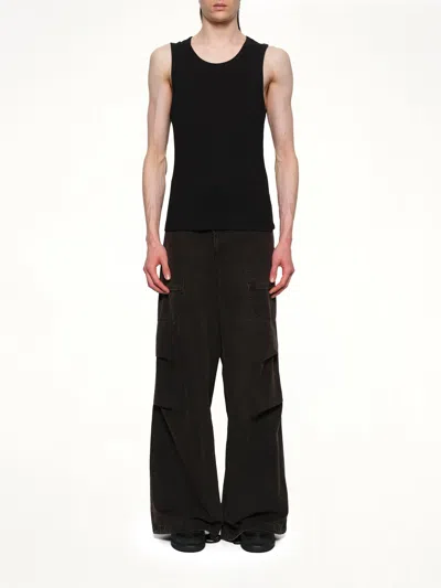 Entire Studios Sleveeless T-shirt In Black