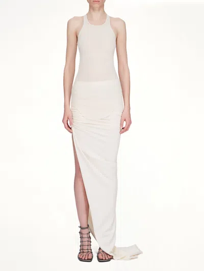 Rick Owens Basic Rib Tank In White