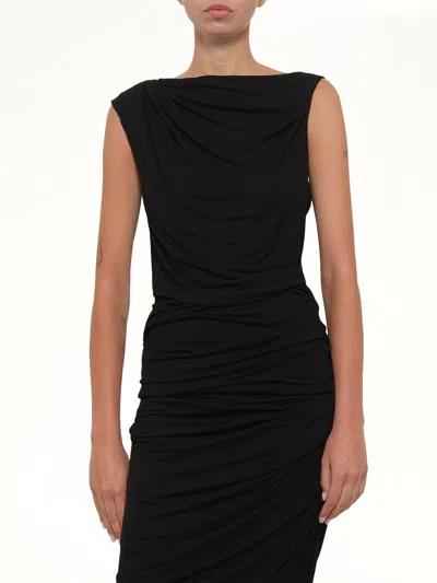 Entire Studios Drape Tank In Black