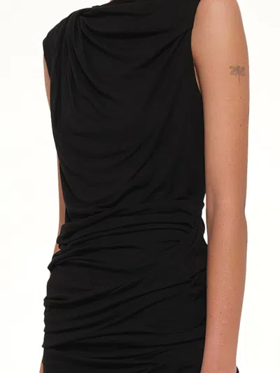 Entire Studios Drape Tank In Black