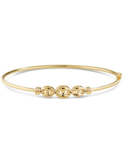 Devata Mariner Anchor Bangle Bracelet In Gold