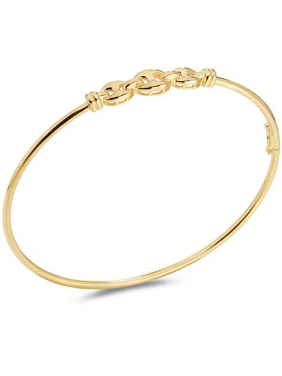 Devata Mariner Anchor Bangle Bracelet In Gold
