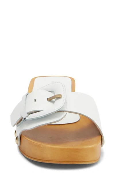 Intentionally Blank Mar Clog Sandal In White