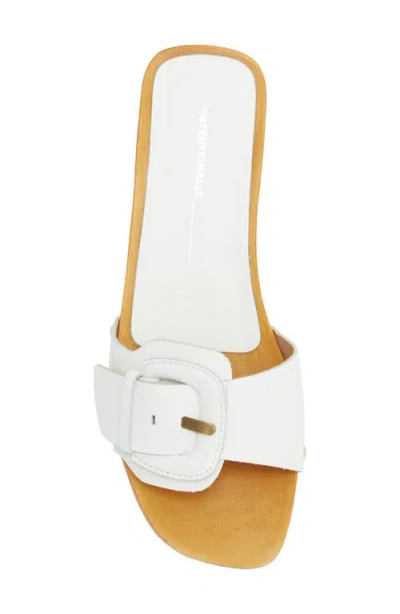 Intentionally Blank Mar Clog Sandal In White
