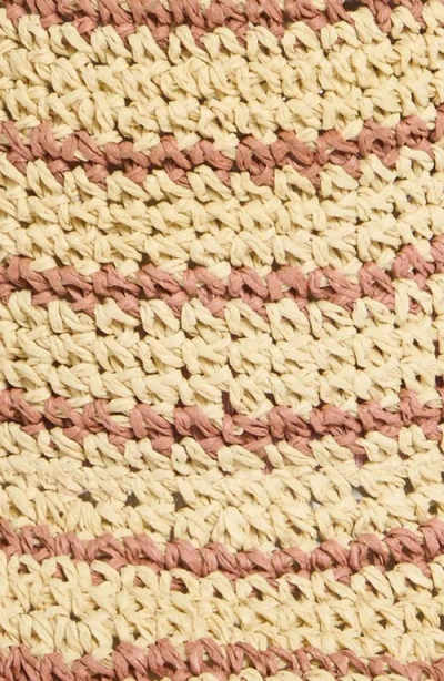 Nordstrom Stripe Packable Lantern Hat In Neutral