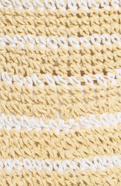 Nordstrom Stripe Packable Lantern Hat In Neutral
