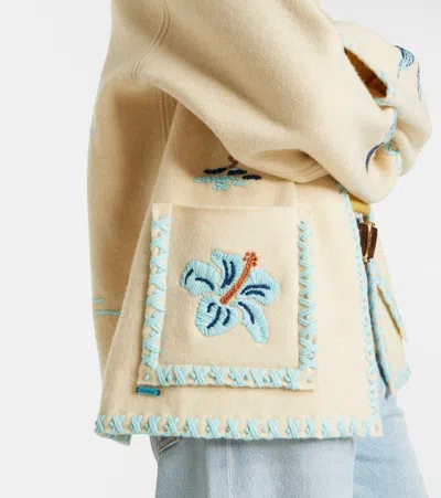 Alanui Remember Me Virgin Wool Jacket In Neutral