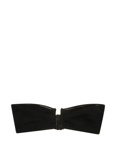 Eres Ruched Bikini Bra In Black
