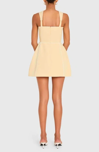 Amanda Uprichard Baylee Romper In Gold