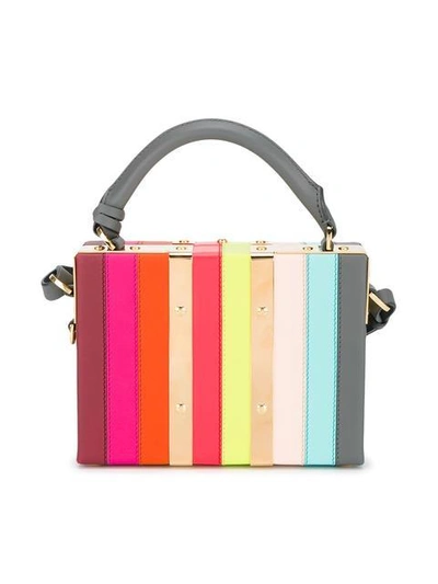 Shop Sophie Hulme Albion Box Crossbody Bag In Multicolour