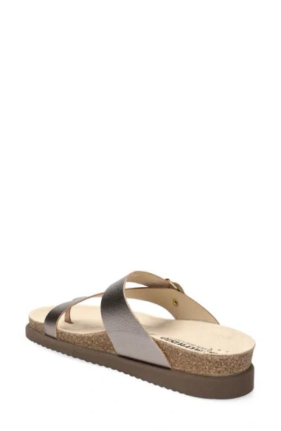 Mephisto Helen Toe Loop Sandal In Gray