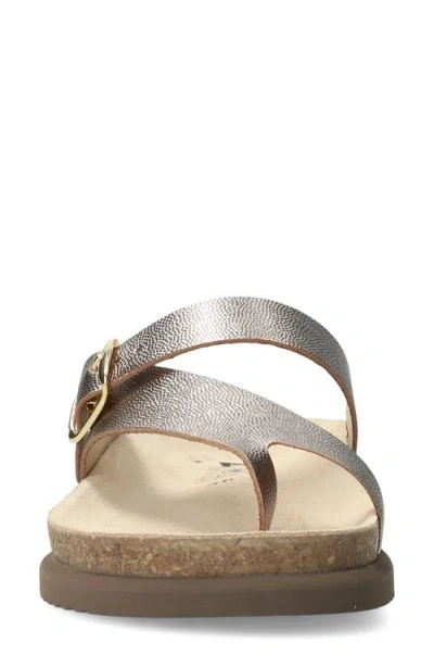 Mephisto Helen Toe Loop Sandal In Gray