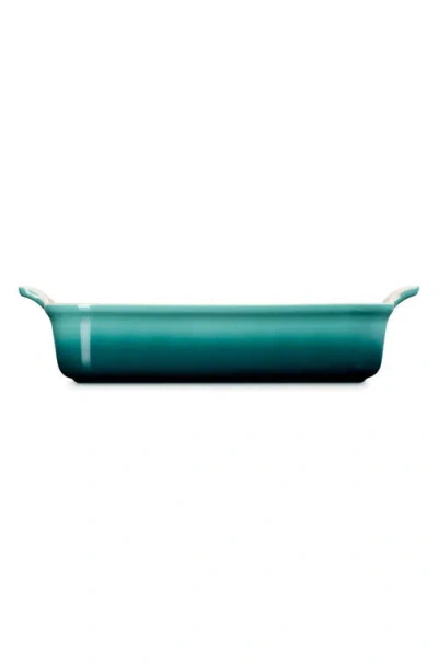 Le Creuset Heritage 4-quart Rectangular Stoneware Dish In Blue