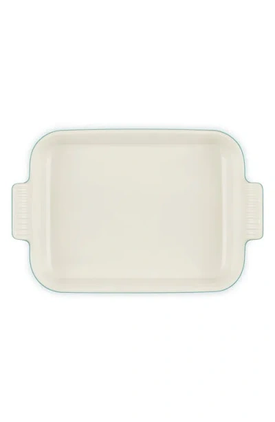 Le Creuset Heritage 4-quart Rectangular Stoneware Dish In Blue