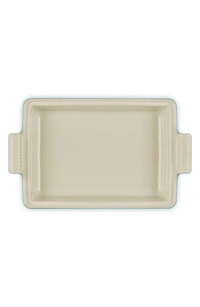 Le Creuset 4-quart Rectangular Stoneware Casserole With Lid In Blue