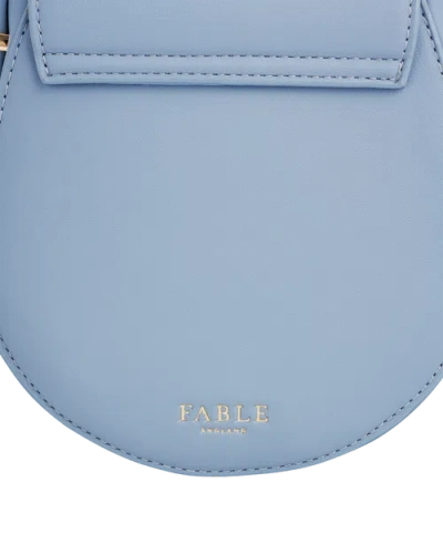 Fable England X Peter Rabbit Blue Saddle Purse In Blue
