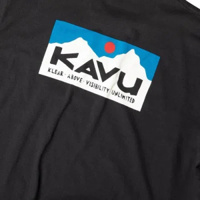 Kavu Klear Above Etch Art T-shirt In Black