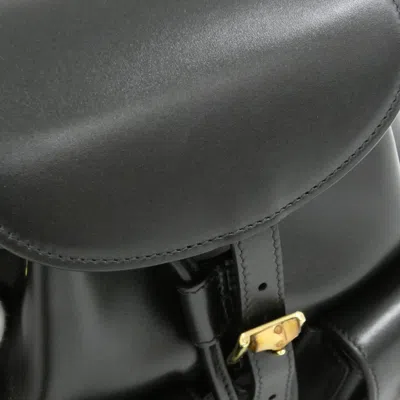 Pre-owned Gucci Black Leather Backpack ()