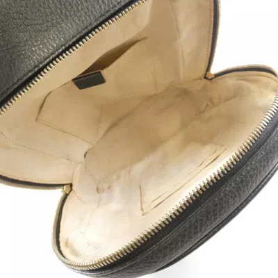 Pre-owned Gucci Black Leather Backpack ()