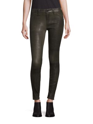 Legging Cuir J Brand L8001 Super Skinny – Taille 29 – Noir – Neuf Avec étiquettes