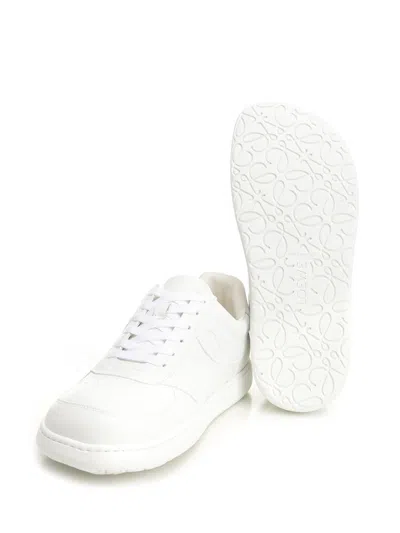 Loewe Jambo Sneaker In Soft Grained Calfskin Sneakers White In White
