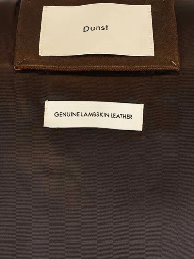 Dunst Oversized Bomber Jacket Jackets Brown In Multi