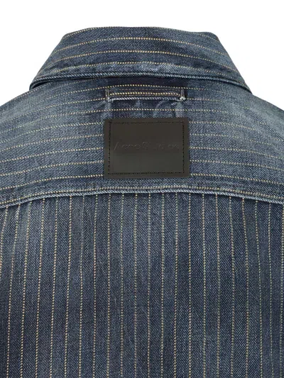 Acne Studios Patchwork Denim Jacket Jackets Blue In Blue