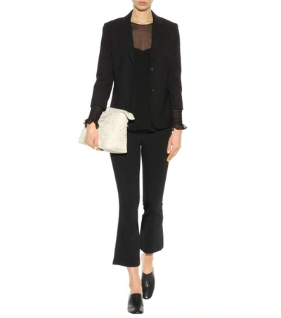 Shop The Row Beca Flared Trousers In Black