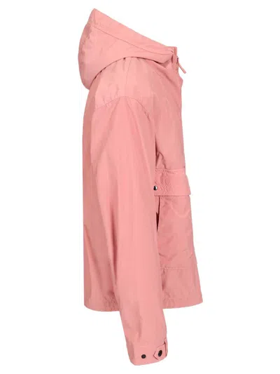 Stone Island Light Compact Touch Poly-tc Jacket In Pink