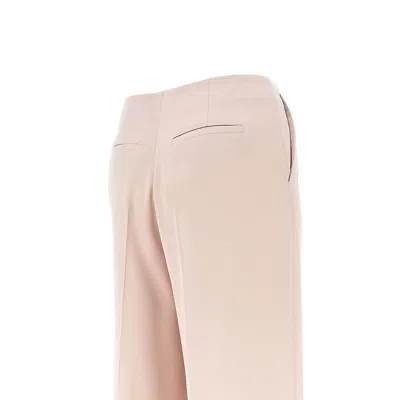 Pinko Limoncello Pink Pants With Concealed Front Closure In Tech Fabric Woman