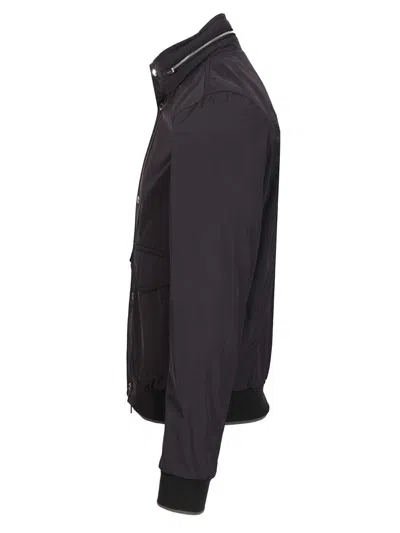 Moorer Tanner-at Bomber Regular Jackets Blue In Blue