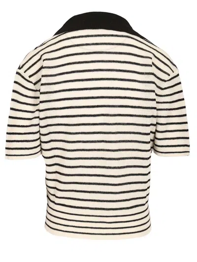 Barena Venezia Vibia Risada Knitwear White In Multi