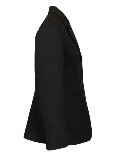 Loewe Wool Twill Jacket Jackets Black In Multi