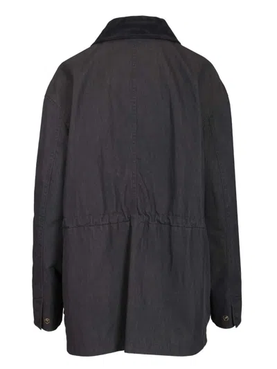 Dunst Work Jacket Jackets Blue In Multi