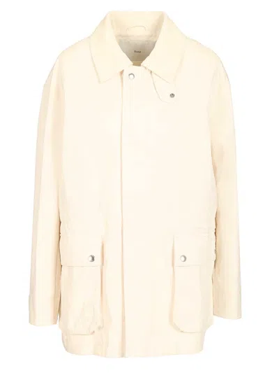 Dunst Flap-pocket Collared Jacket In Multi