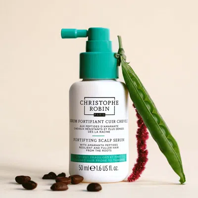 Christophe Robin Fortifying Scalp Serum With Amaranth Peptides In Transparent