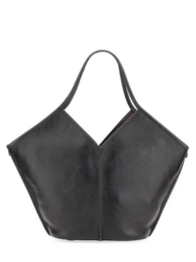 Hereu Women Borsa Calella Distressed In Black