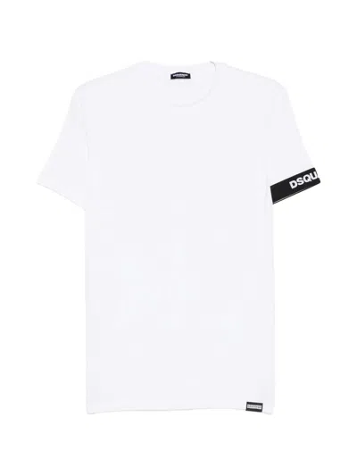 Dsquared2 Logo-patch T-shirt In White