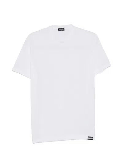 Dsquared2 Logo-patch T-shirt In White